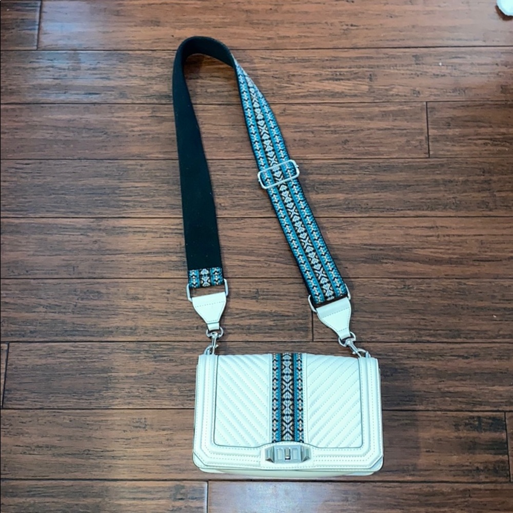 Rebecca Minkoff crossbody with guitar strap